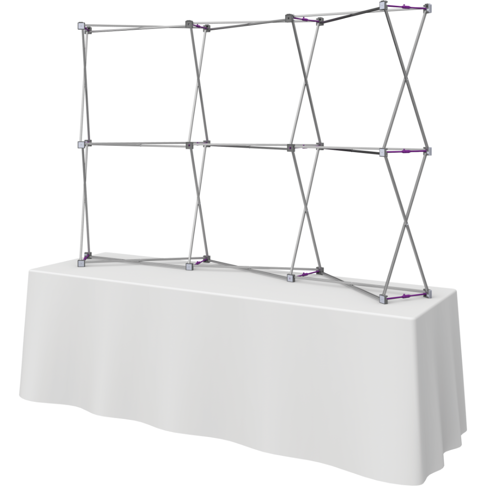 Hopup 7.5ft Curved Tabletop Tension Fabric Display