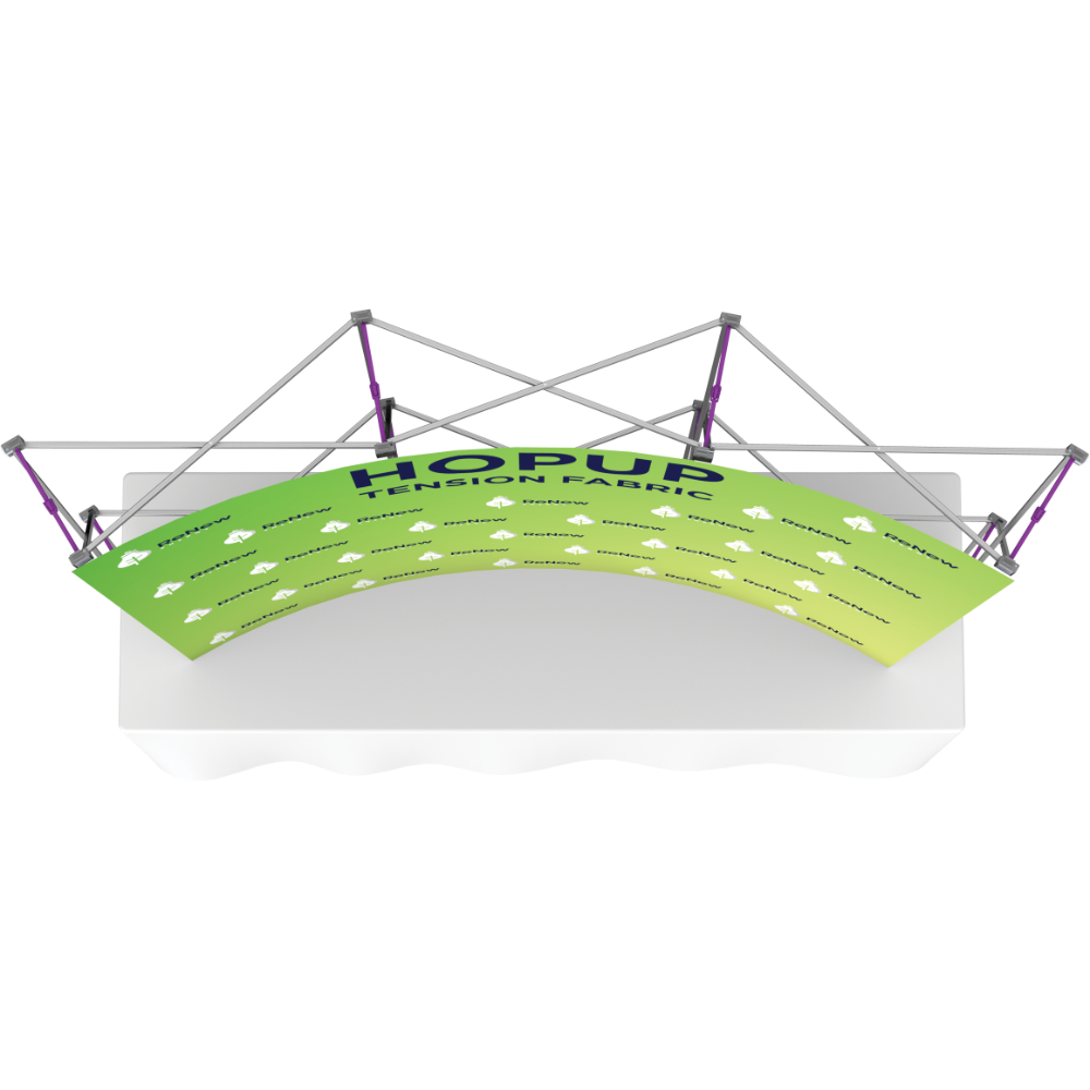Hopup 7.5ft Curved Tabletop Tension Fabric Display