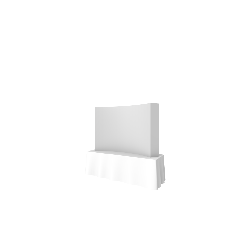 Hopup 7.5ft Curved Tabletop Tension Fabric Display