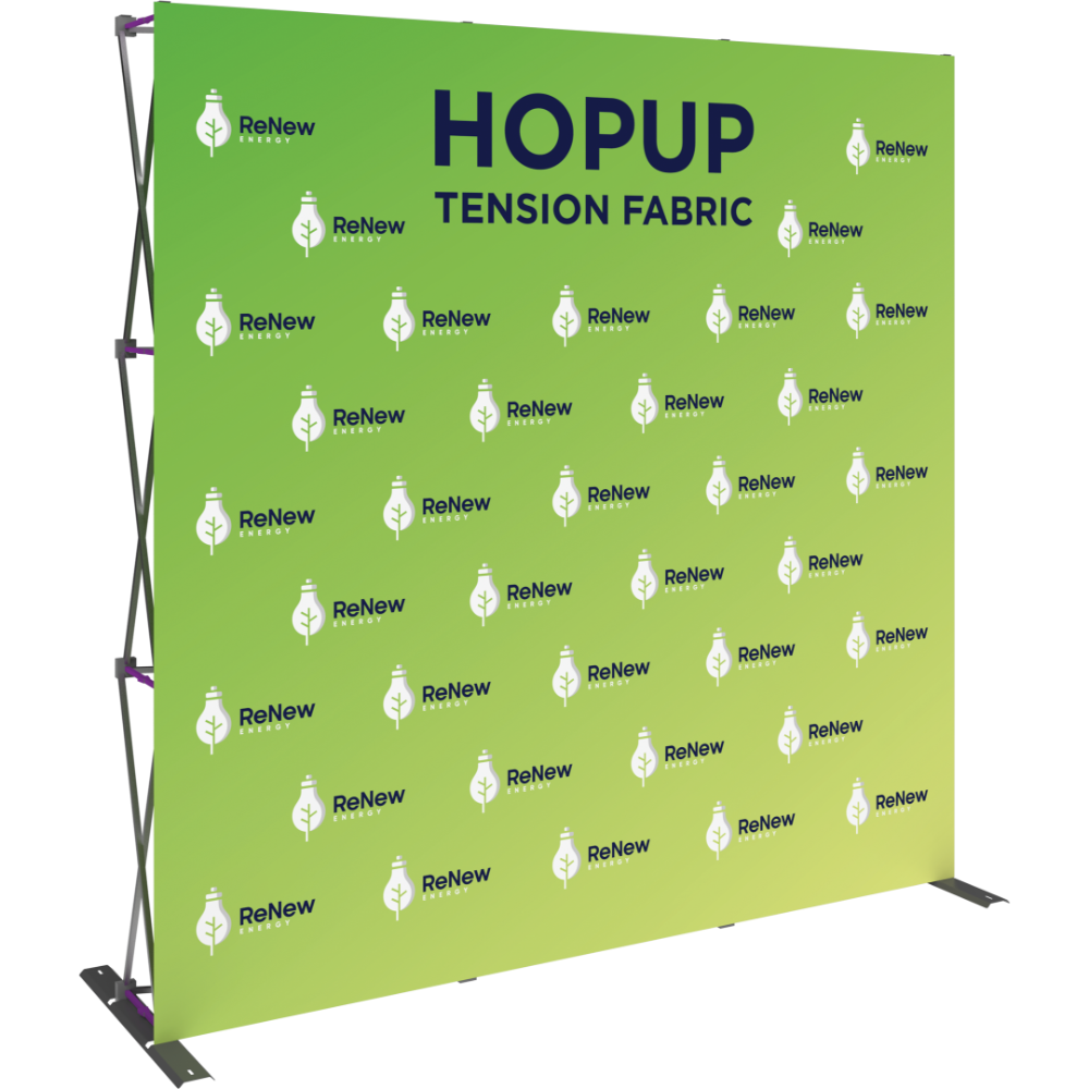 Hopup 7.5ft Straight Full Height Tension Fabric Display