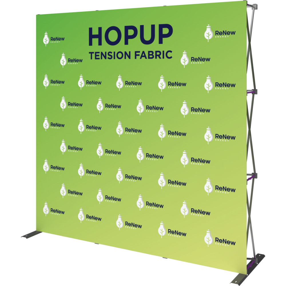 Hopup 7.5ft Straight Full Height Tension Fabric Display