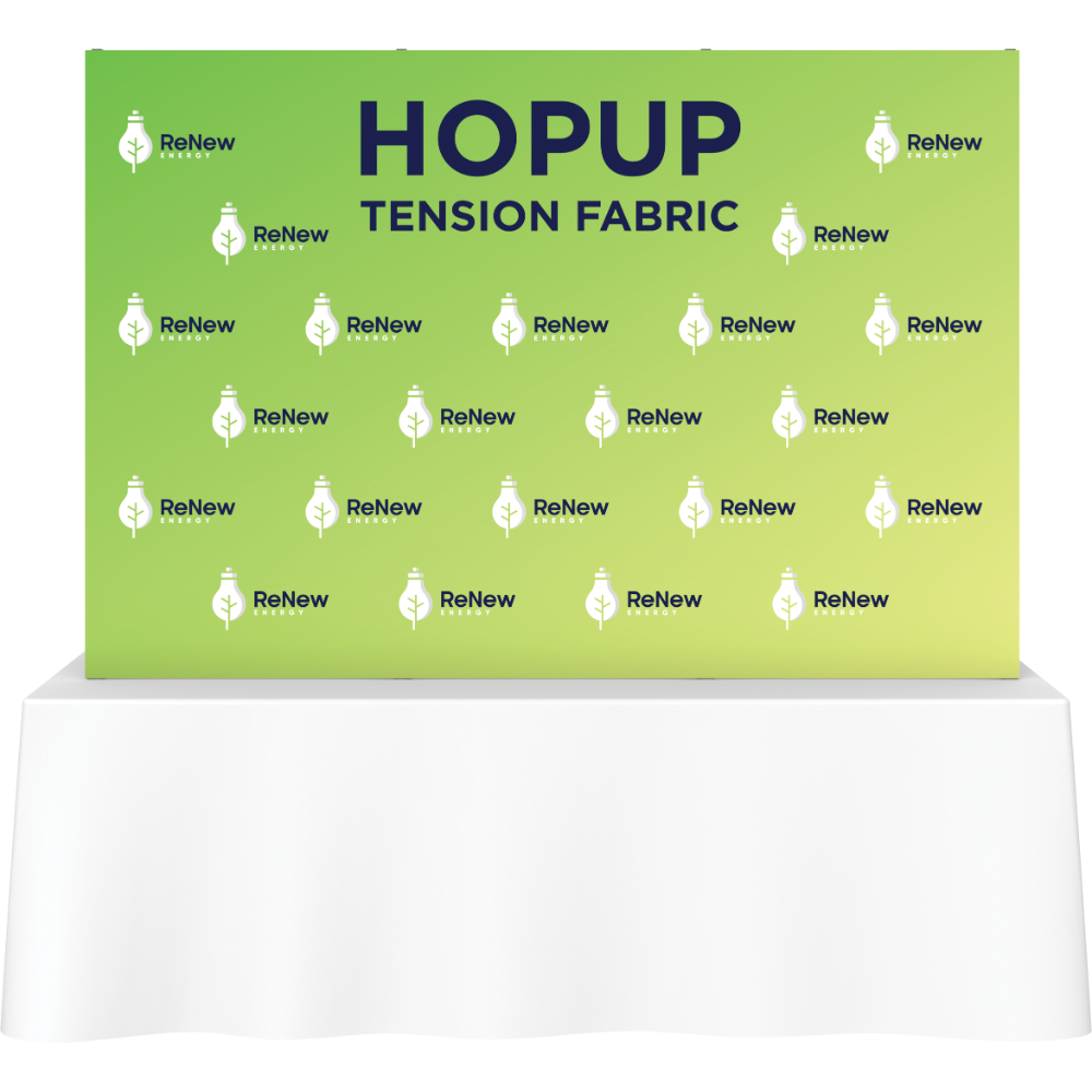 Hopup 7.5ft Straight Tabletop Tension Fabric Display