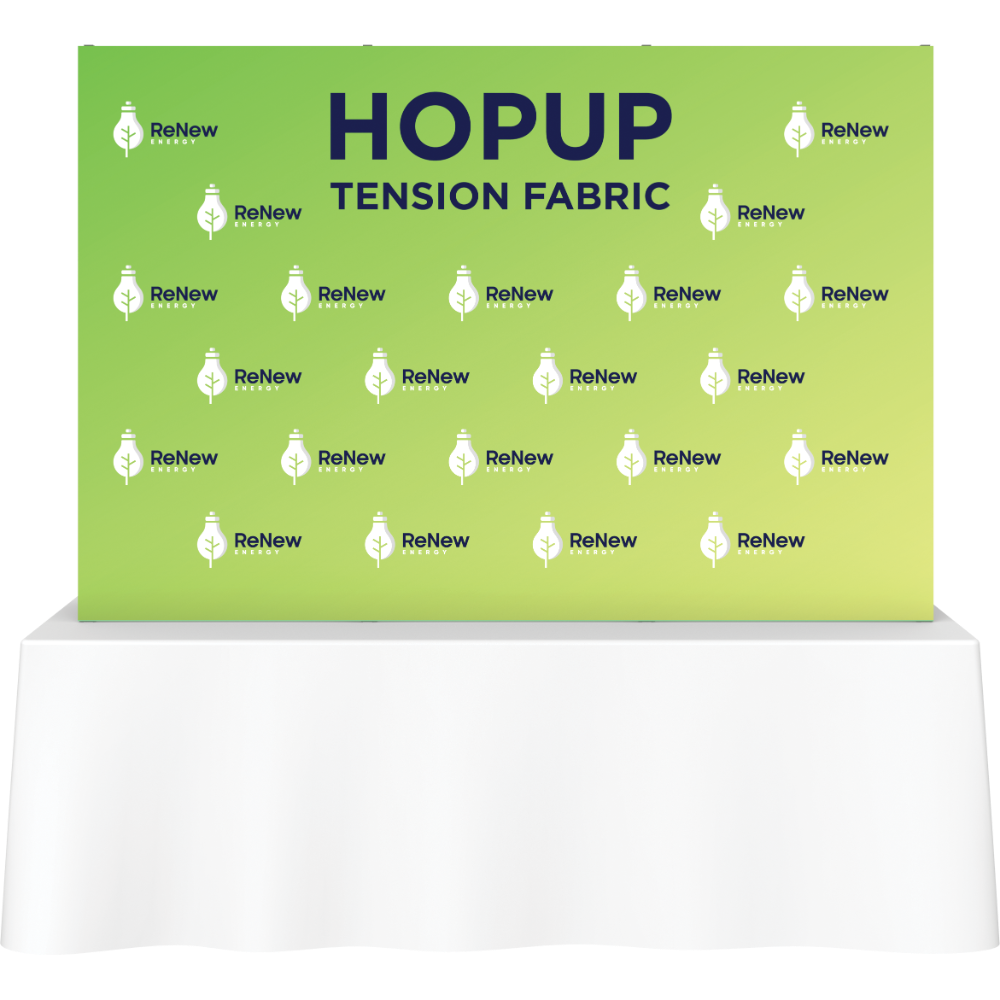 Hopup 7.5ft Straight Tabletop Tension Fabric Display