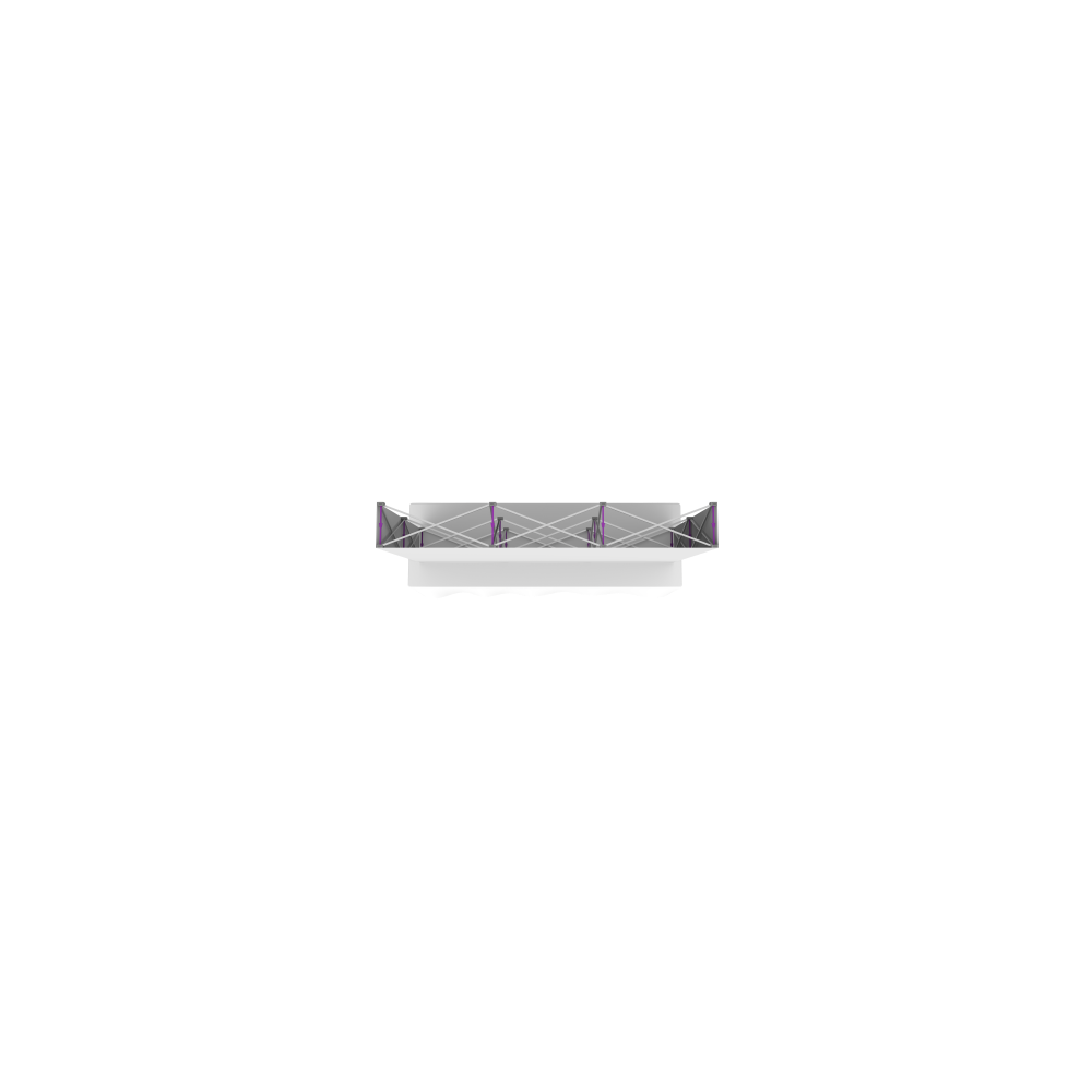 Hopup 7.5ft Straight Tabletop Tension Fabric Display