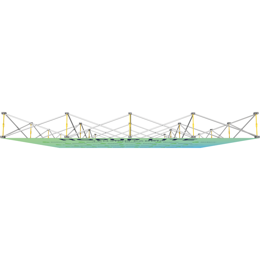 Hopup Lite 10ft Straight Full Height Tension Fabric Display