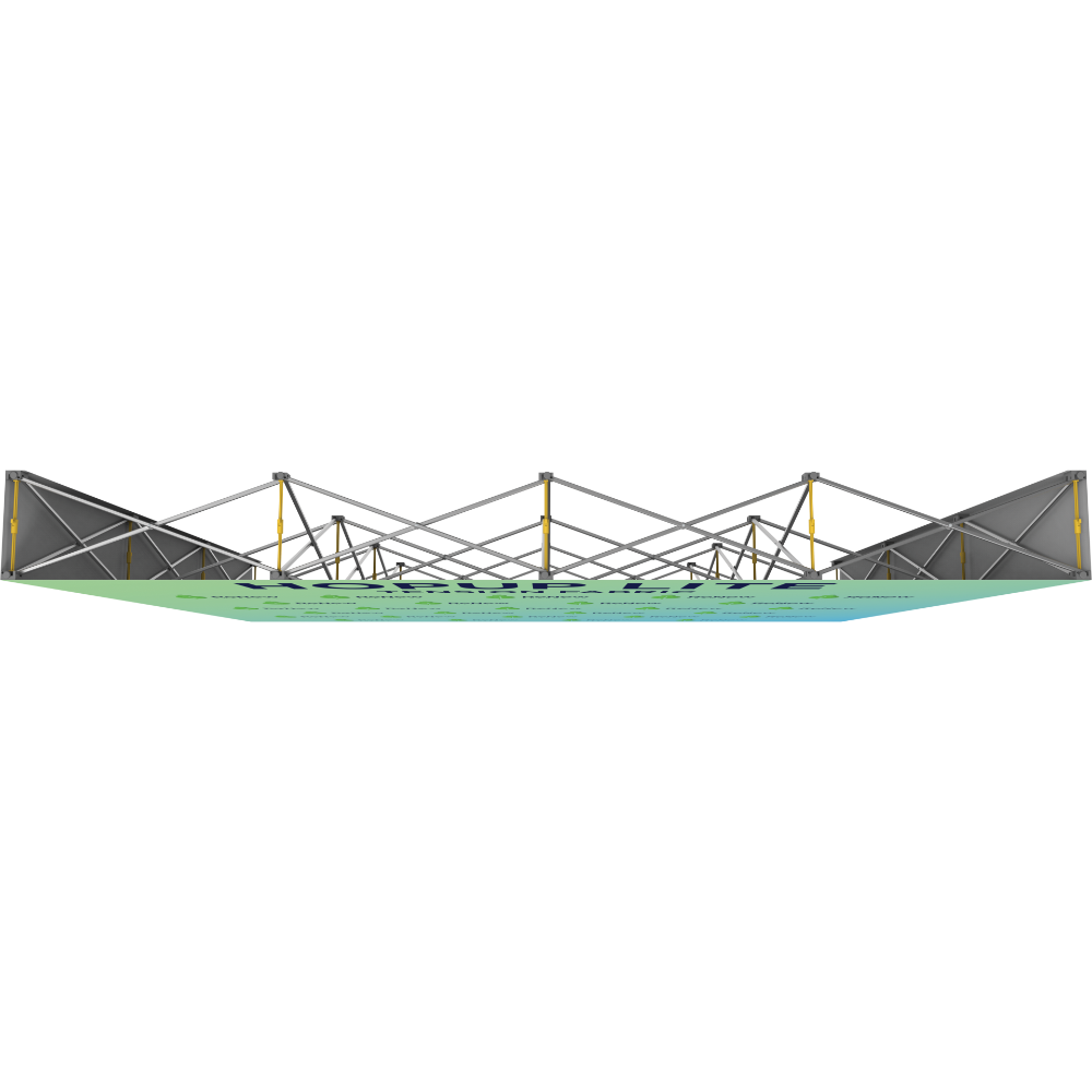 Hopup Lite 10ft Straight Full Height Tension Fabric Display
