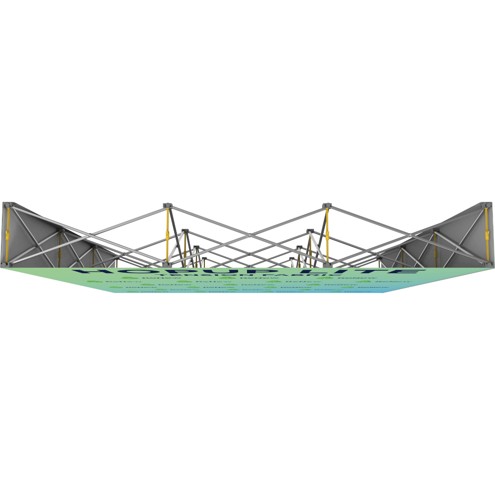 Hopup Lite 8ft Straight Full Height Tension Fabric Display