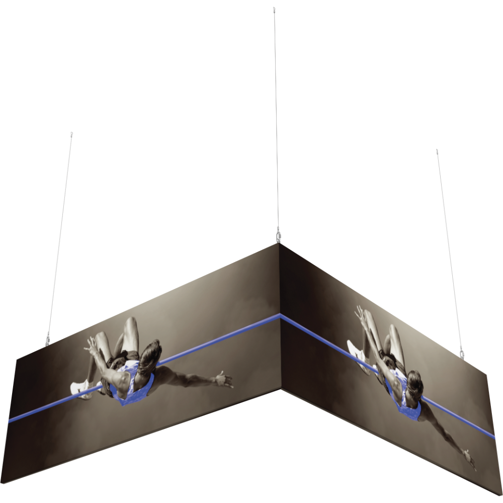 8ft x 8ft x 3ft L-Shaped Hanging Structure