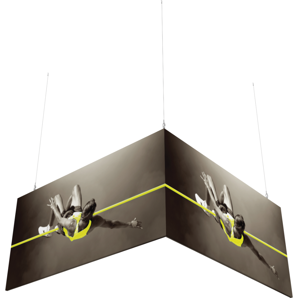 8ft x 8ft x 4ft L-Shaped Hanging Structure