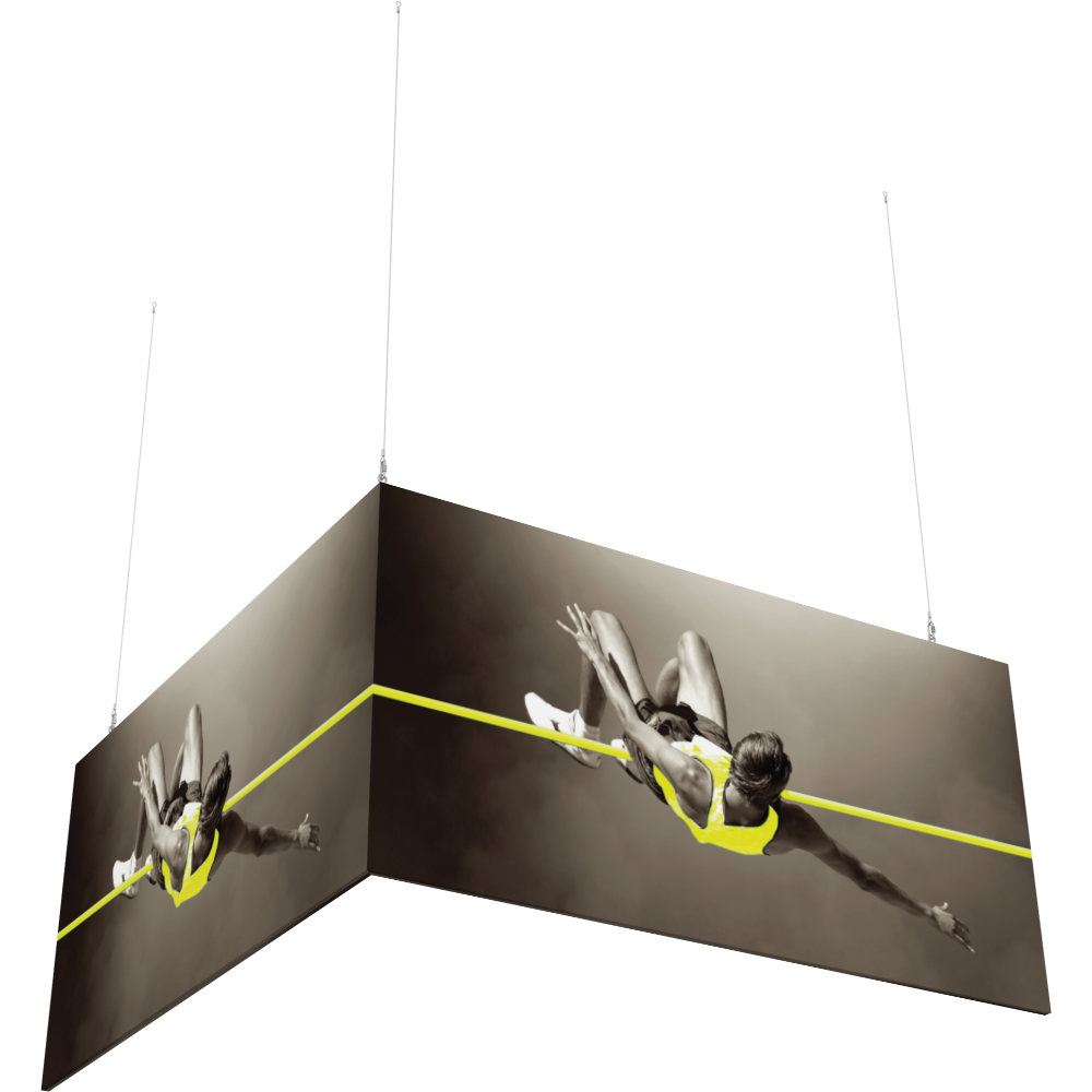 8ft x 8ft x 4ft L-Shaped Hanging Structure