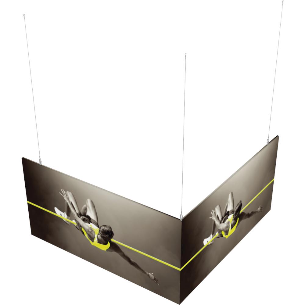 8ft x 8ft x 4ft L-Shaped Hanging Structure