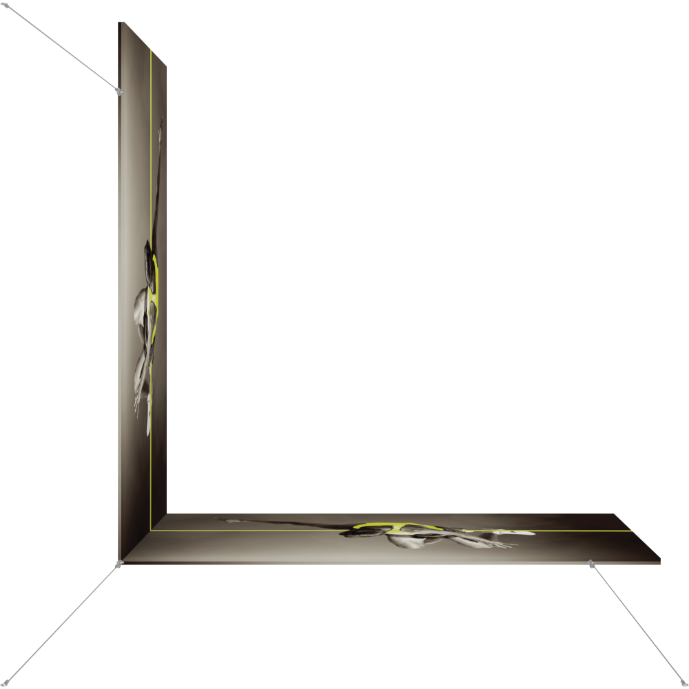 8ft x 8ft x 4ft L-Shaped Hanging Structure