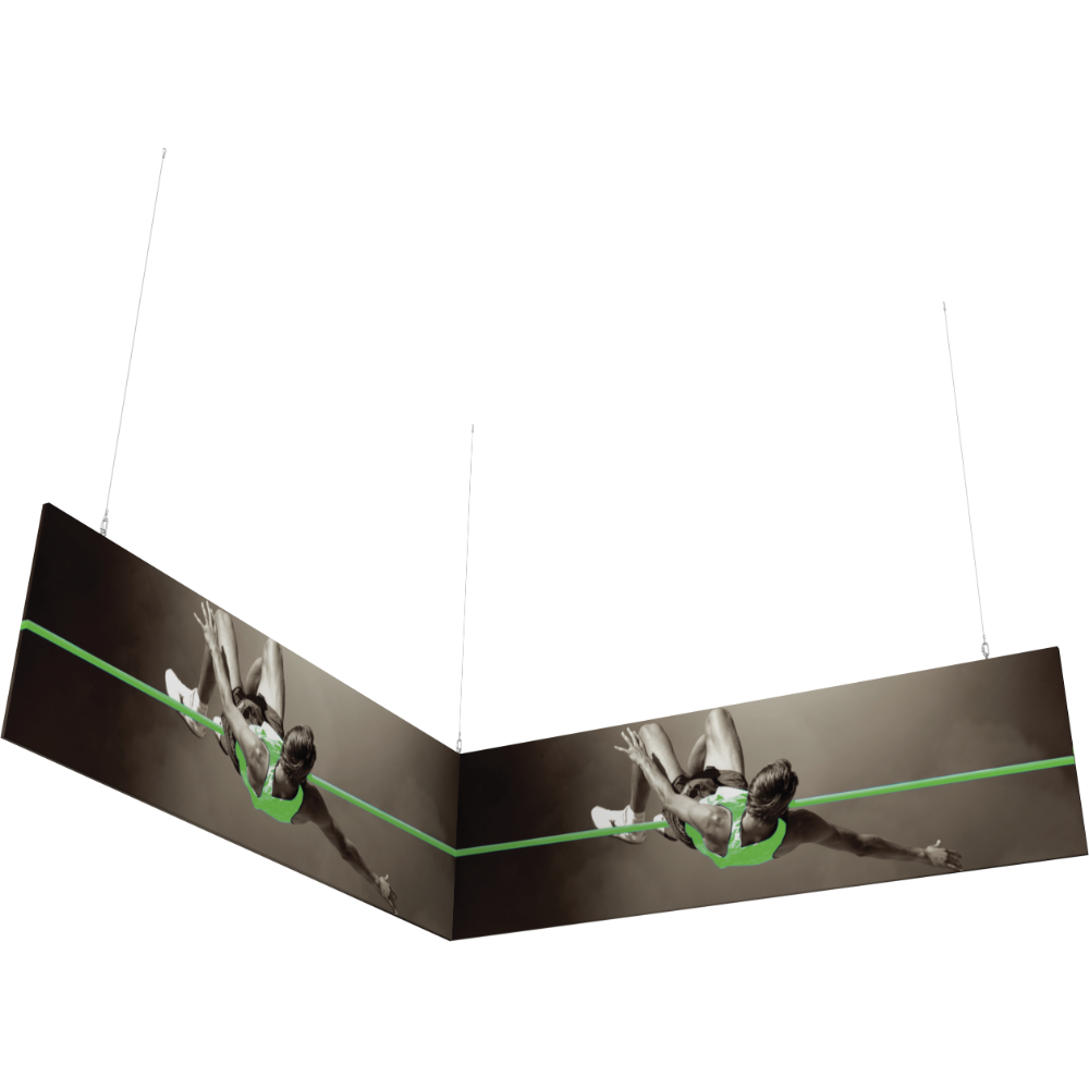 10ft x 10ft x 3ft L-Shaped Hanging Structure