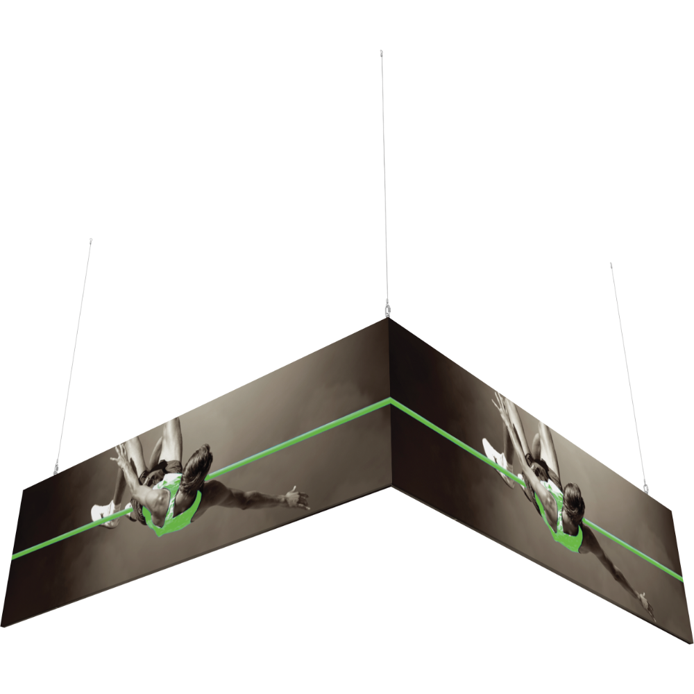 10ft x 10ft x 3ft L-Shaped Hanging Structure