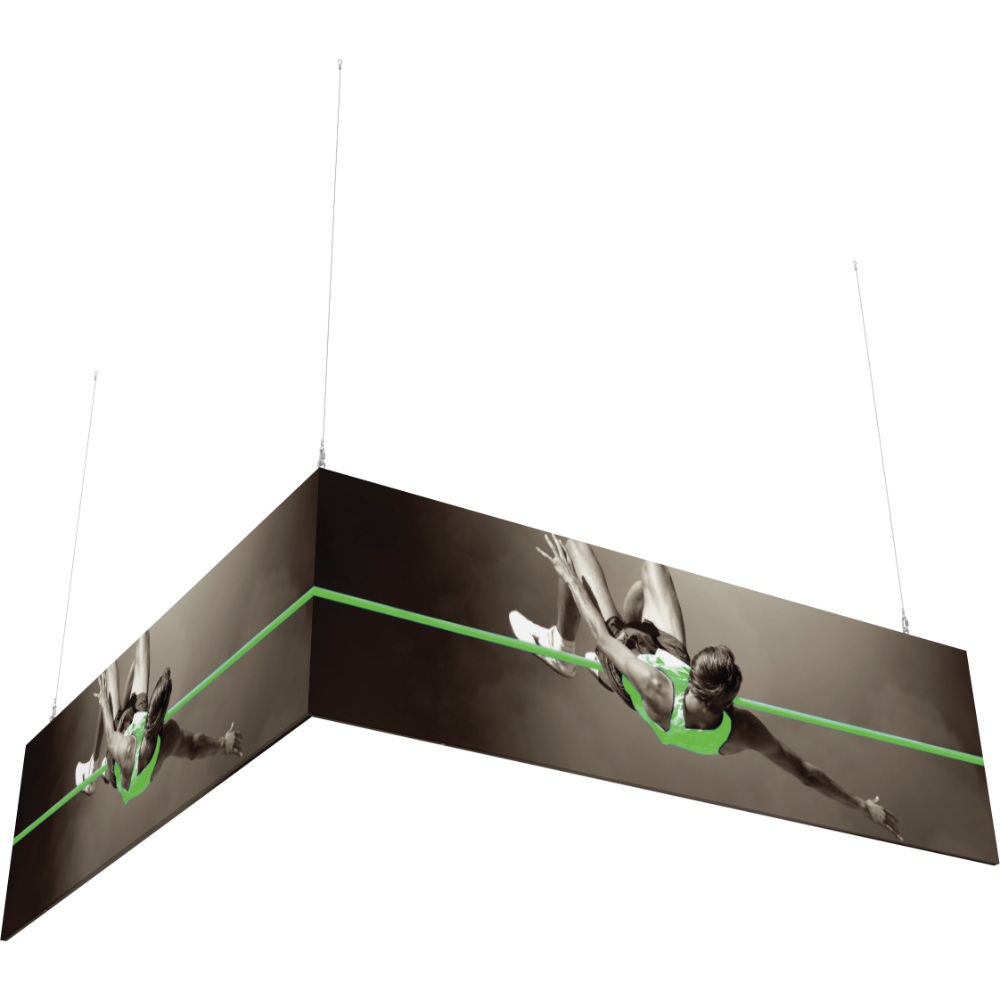 10ft x 10ft x 3ft L-Shaped Hanging Structure