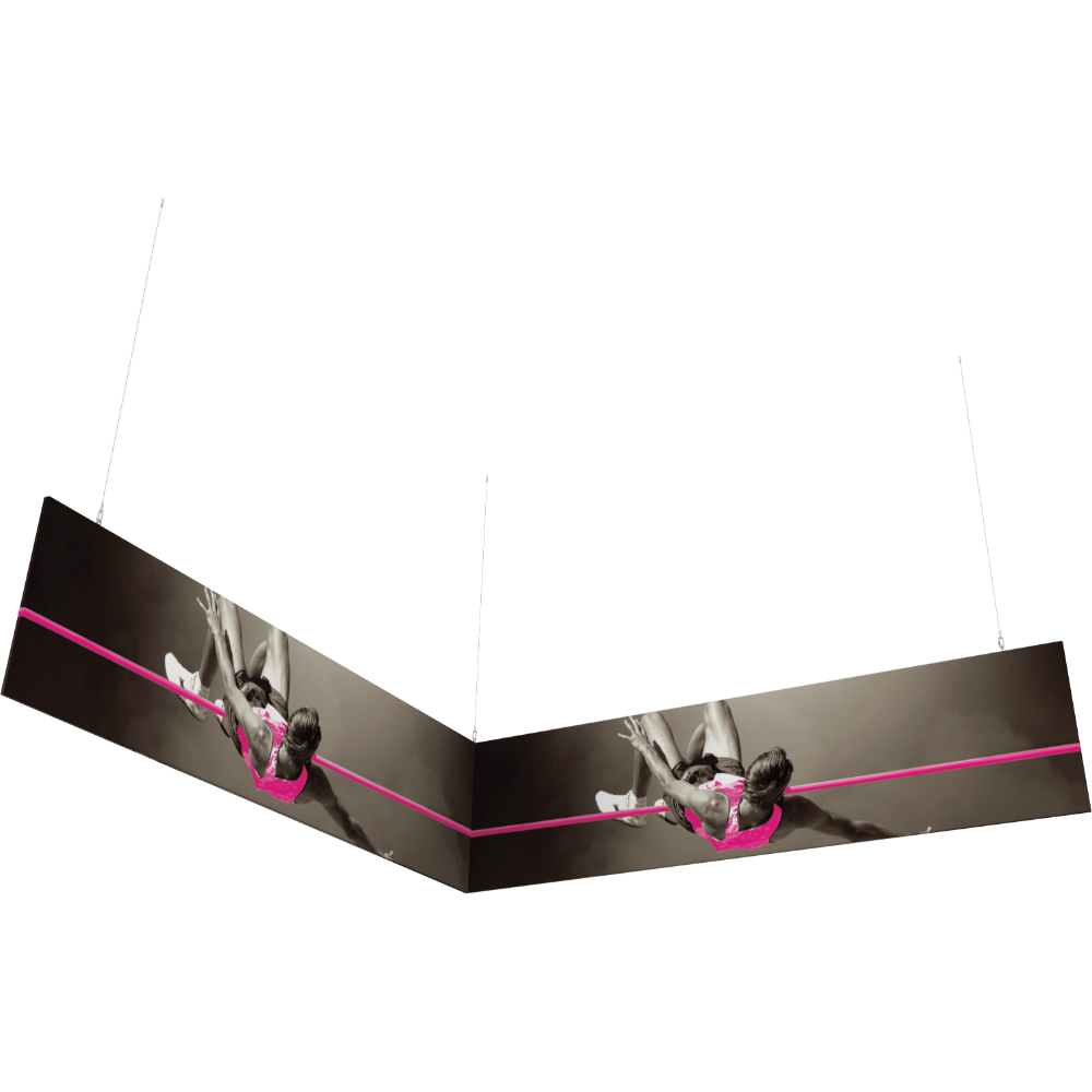 12ft x 12ft x 3ft L-Shaped Hanging Structure