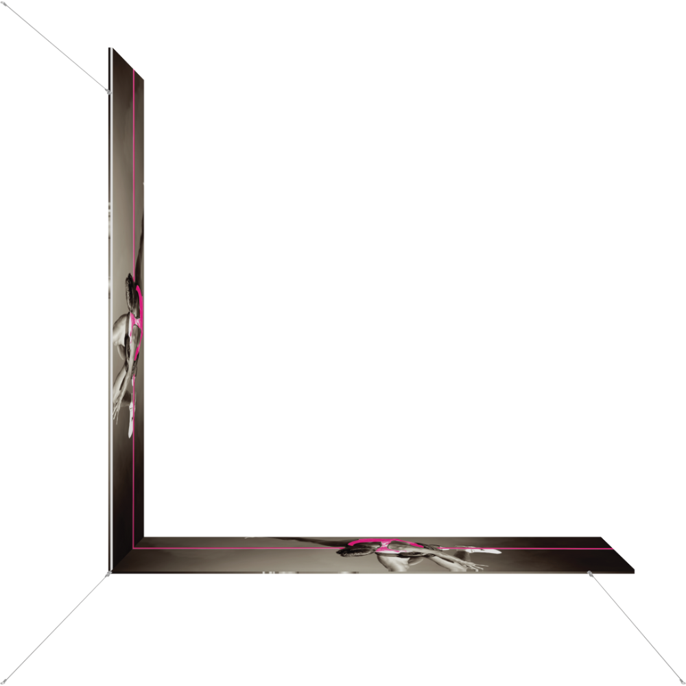 12ft x 12ft x 3ft L-Shaped Hanging Structure