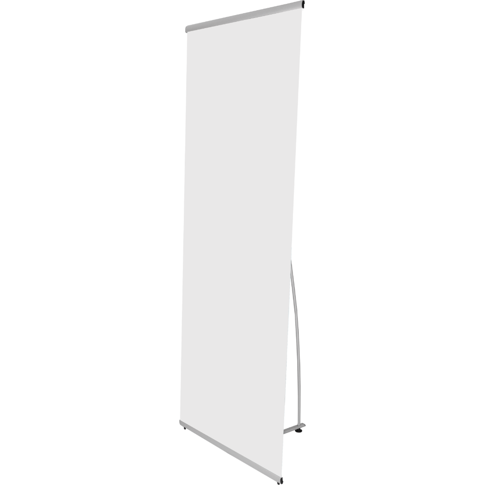 Lightning Spring Back Banner Stand