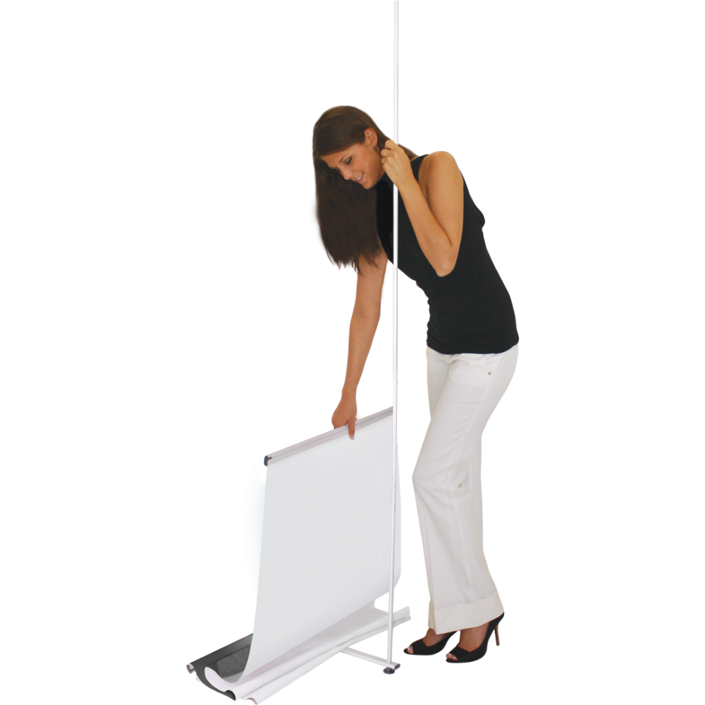 Lightning Spring Back Banner Stand
