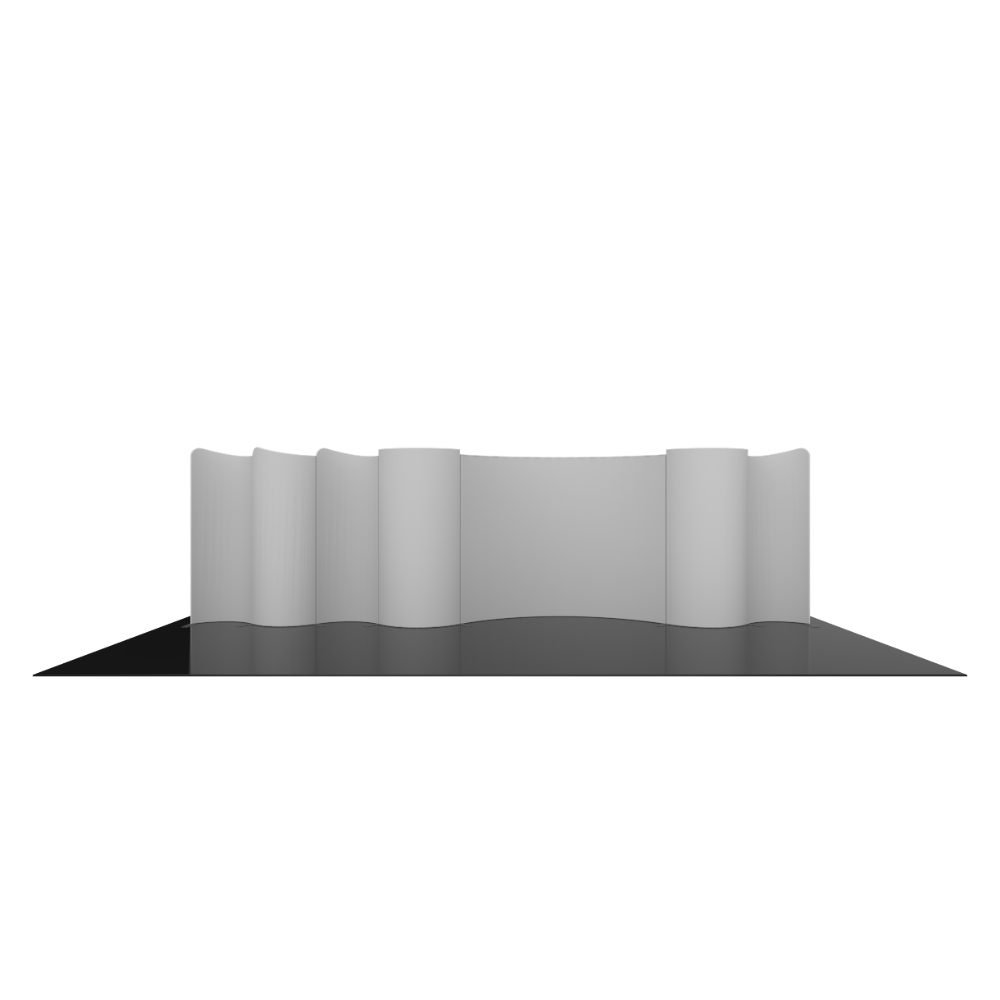 Modulate Series 1 30ft Fabric Backwall Kit 01