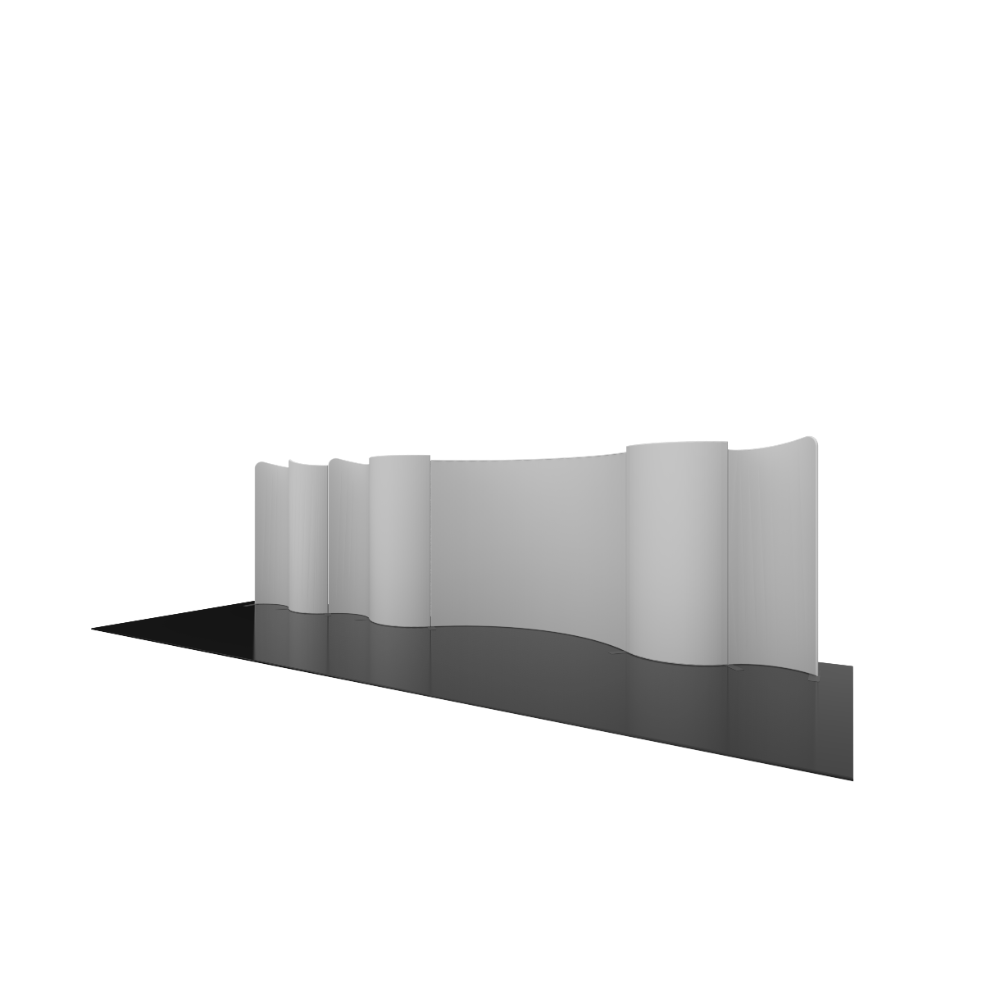 Modulate Series 1 30ft Fabric Backwall Kit 01