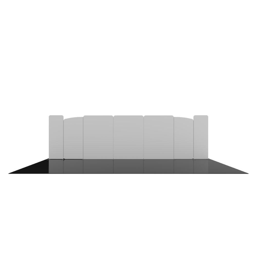 Modulate Series 2 30ft Fabric Backwall Kit 02