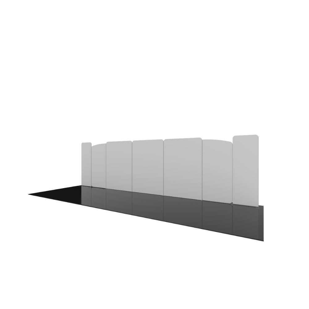 Modulate Series 2 30ft Fabric Backwall Kit 02