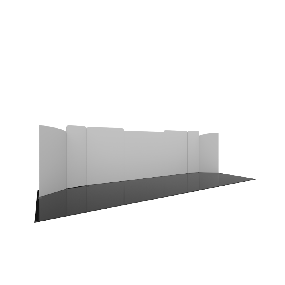 Modulate Series 3 30ft Fabric Backwall Kit 03