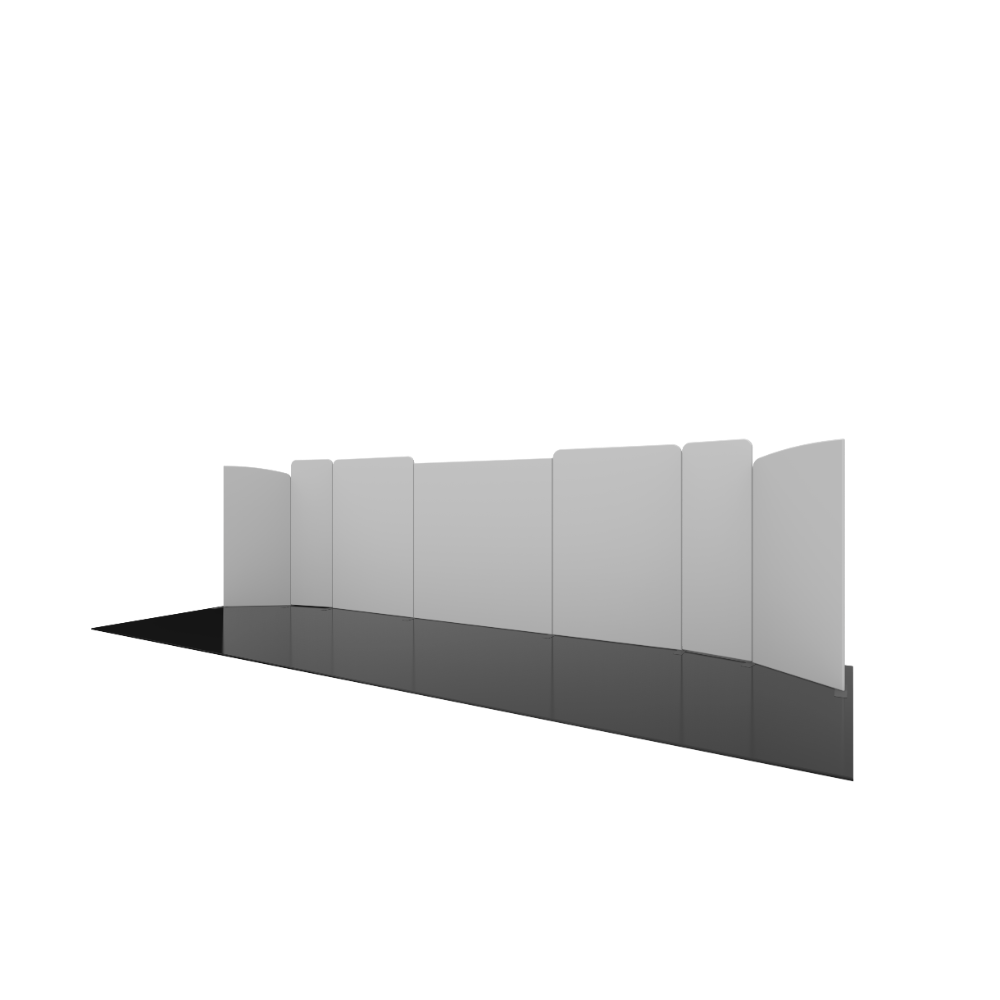 Modulate Series 3 30ft Fabric Backwall Kit 03