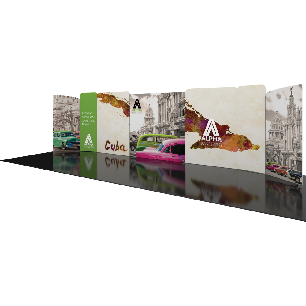 Modulate Series 3 30ft Fabric Backwall Kit 03