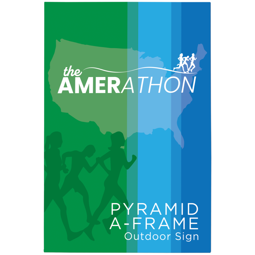 Pyramid A-Frame Outdoor Sign