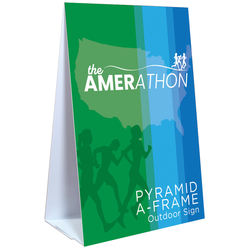 Pyramid A-Frame Outdoor Sign