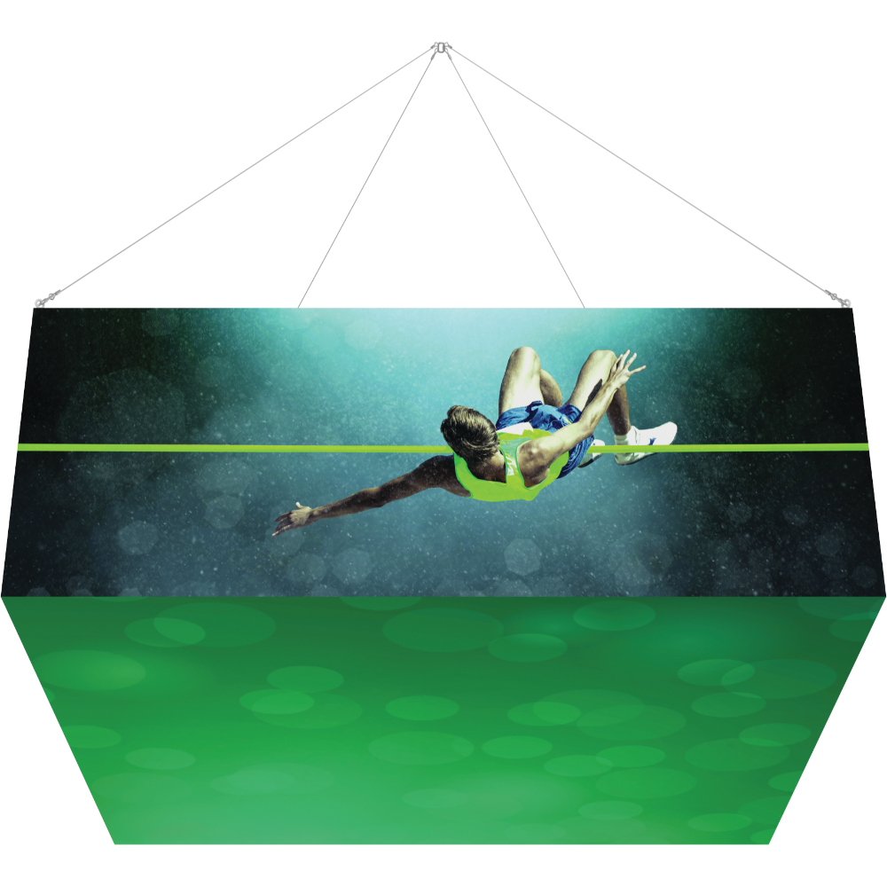 8Ft x 3Ft Backlit Square Hanging Structure