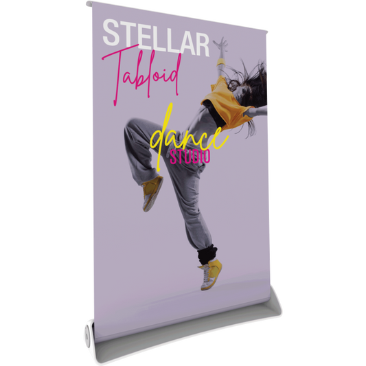 Stellar Tabloid Tabletop Retractable Banner Stand