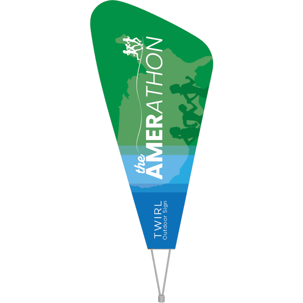 Twirl Outdoor Sign
