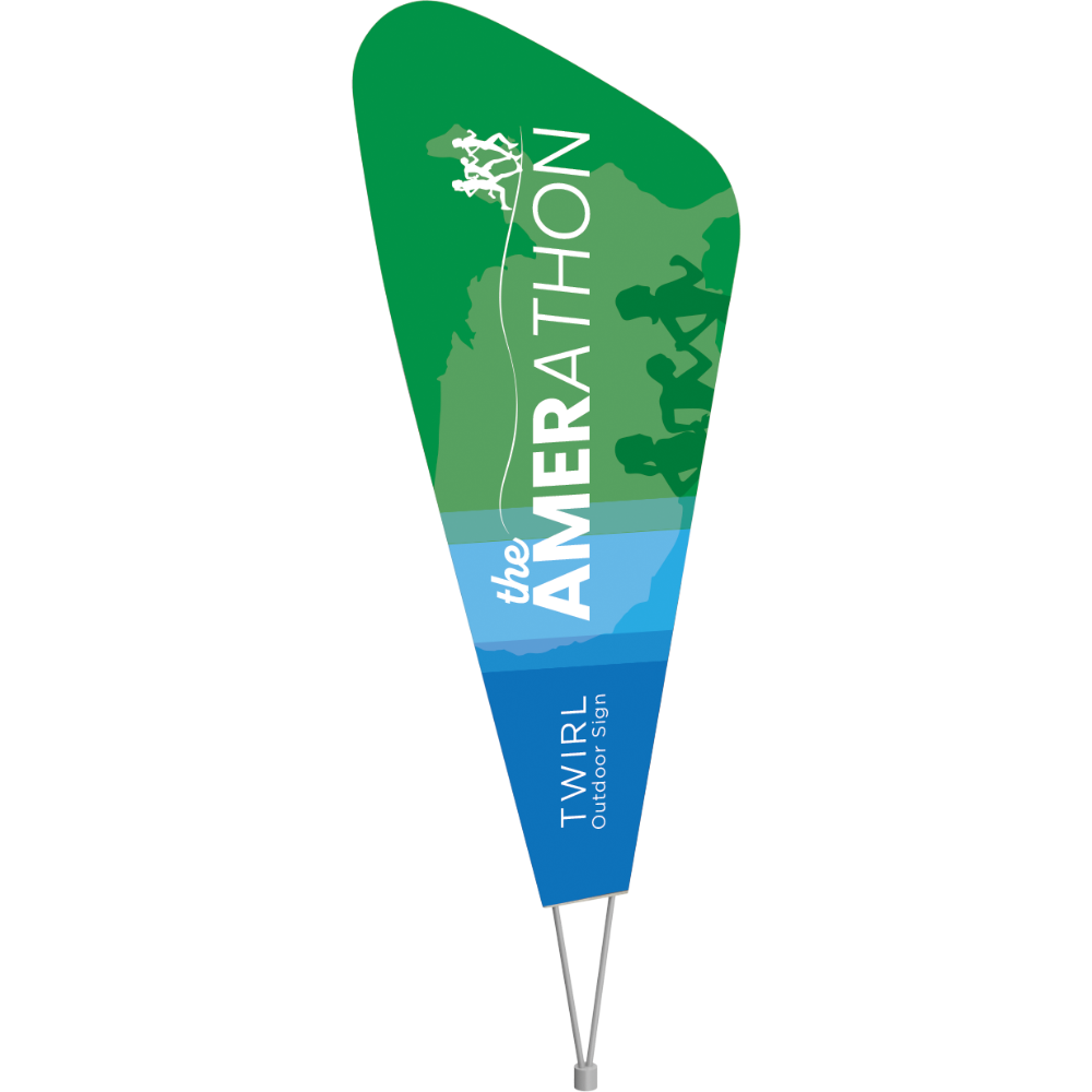 Twirl Outdoor Sign