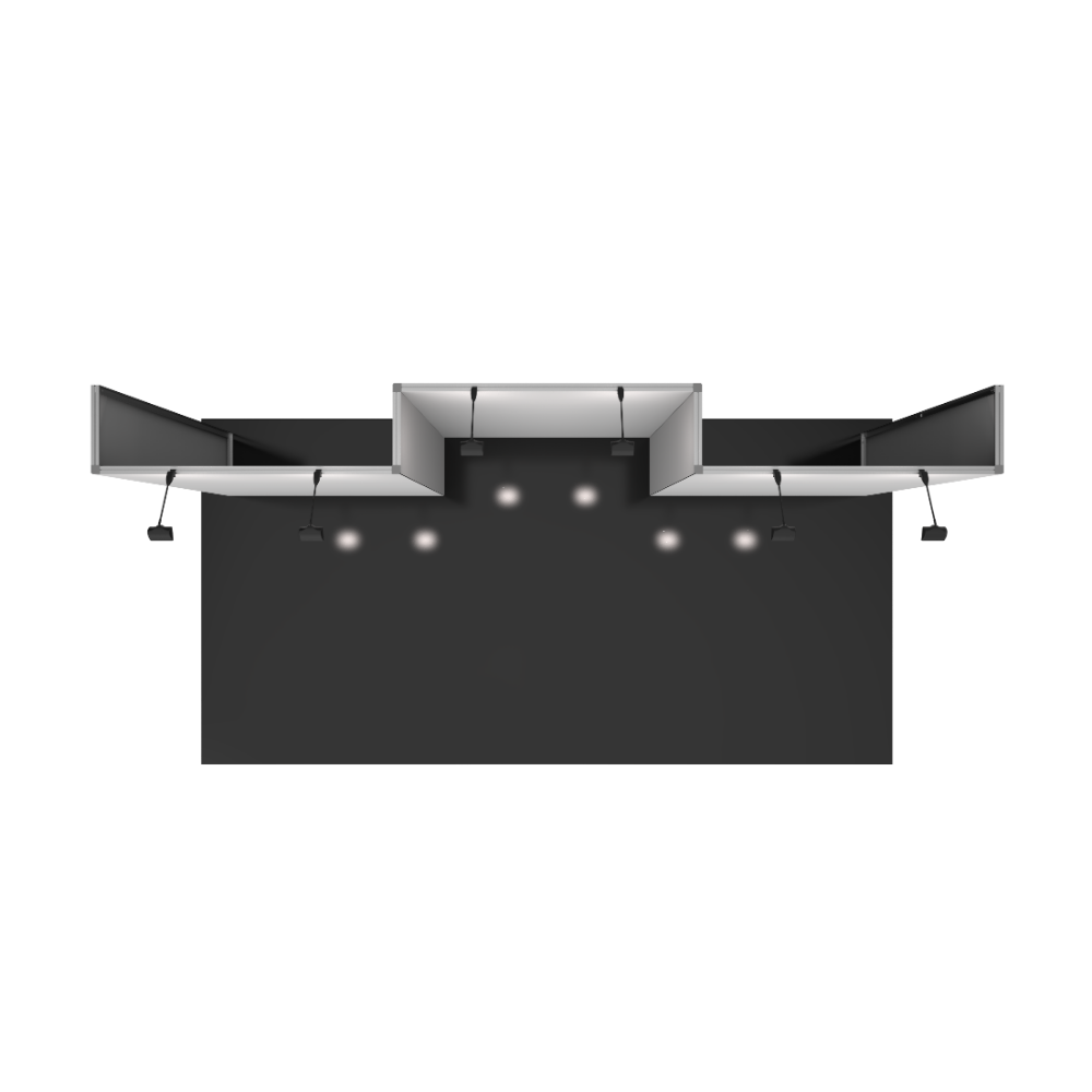 Vector Frame Master 20ft Modular Backwall Kit 05