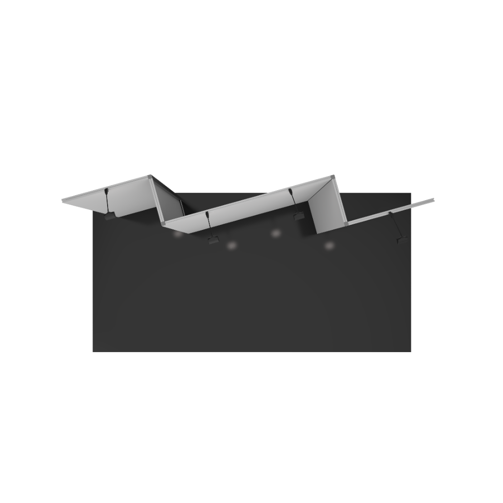 Vector Frame Master 20ft Modular Backwall Kit 08