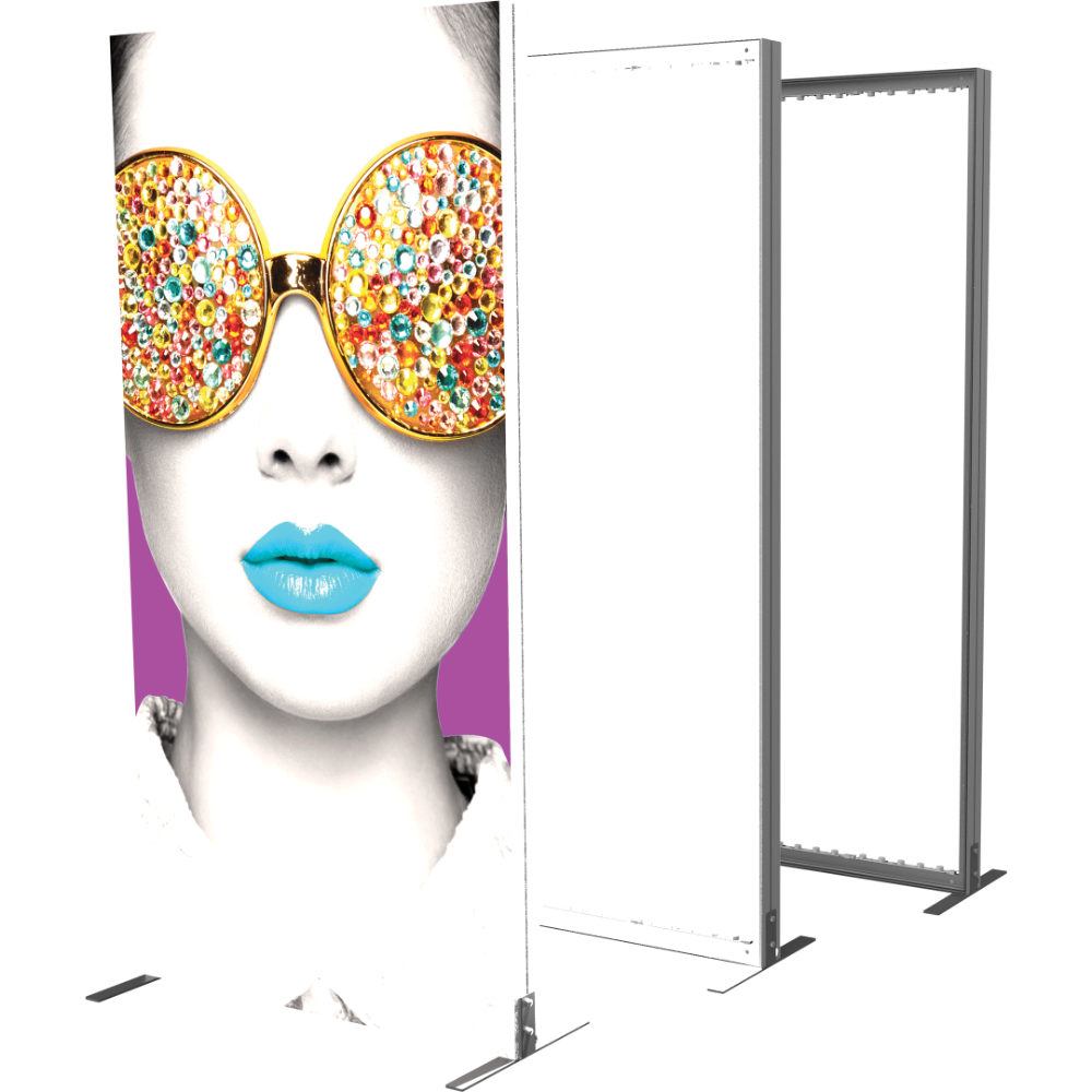 Vector Frame Light Box Rectangle 04 Fabric Banner Display