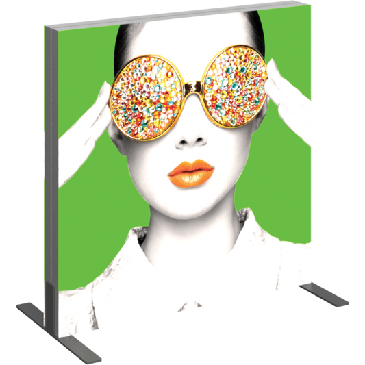 Vector Frame Light Box Square 01 Fabric Banner Display