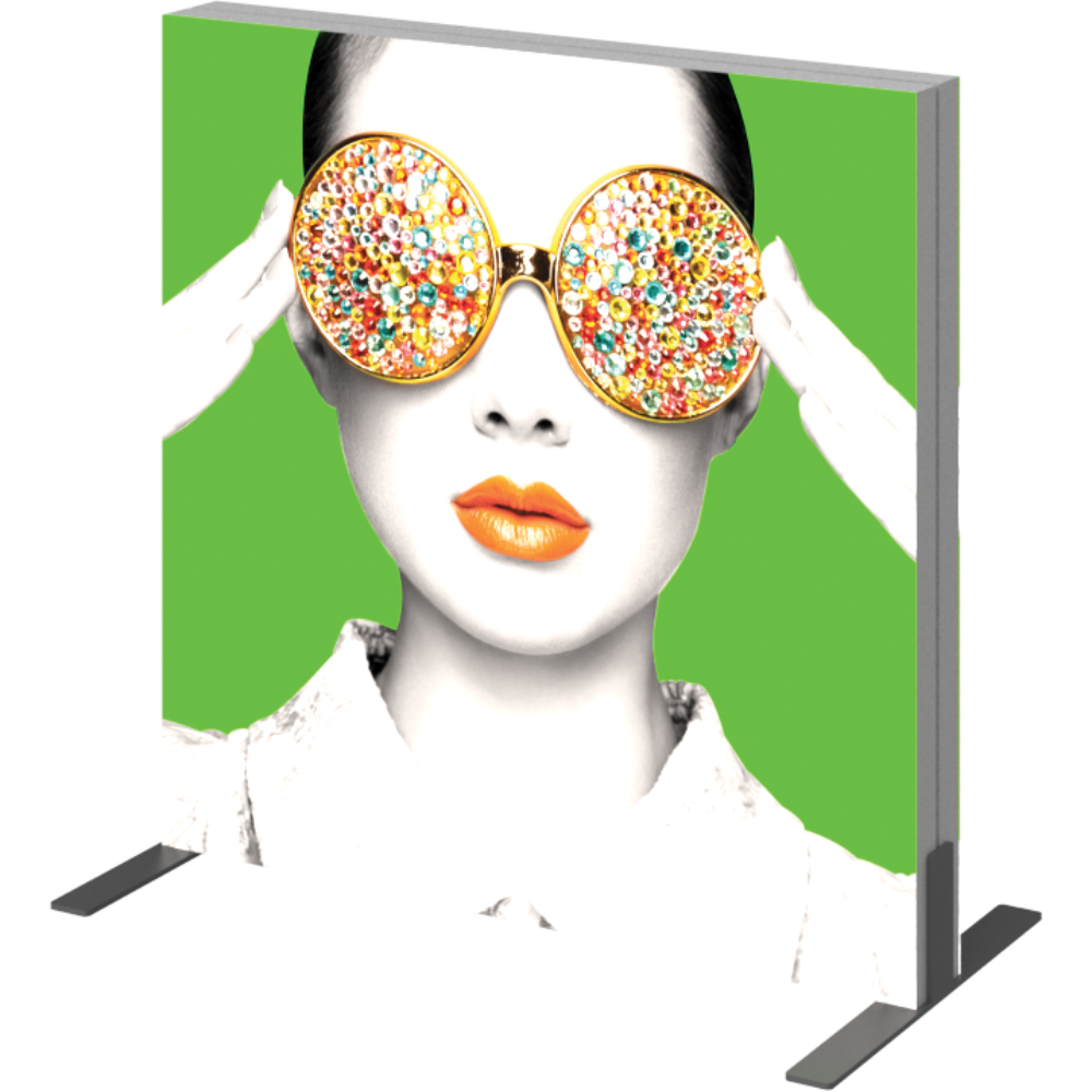 Vector Frame Light Box Square 01 Fabric Banner Display