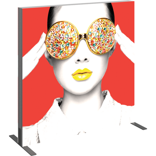 Vector Frame Light Box Square 02 Fabric Banner Display