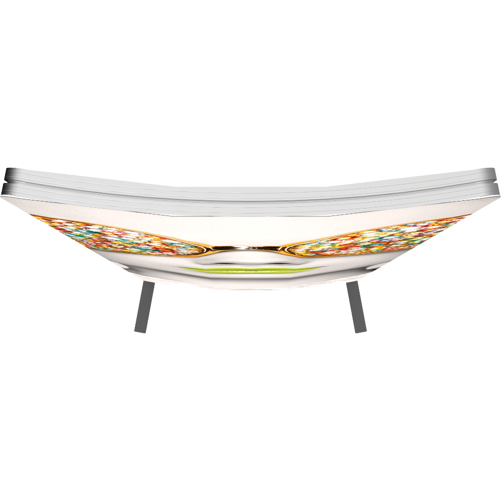 Vector Frame Curved 01 Fabric Banner Display