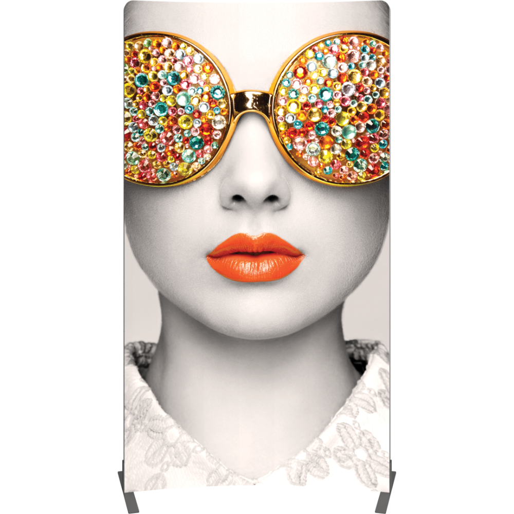 Vector Frame Curved 02 Fabric Banner Display