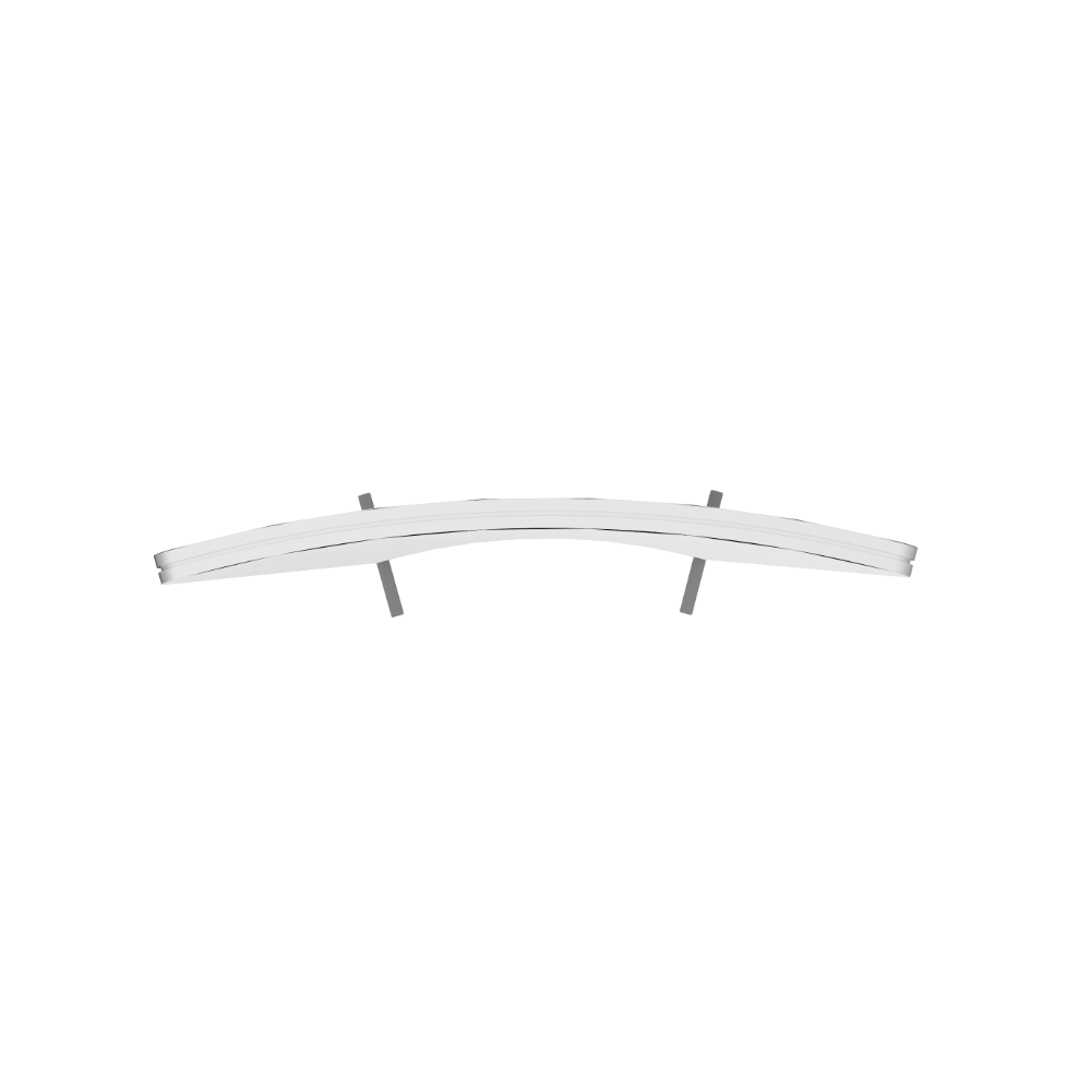 Vector Frame Curved 02 Fabric Banner Display