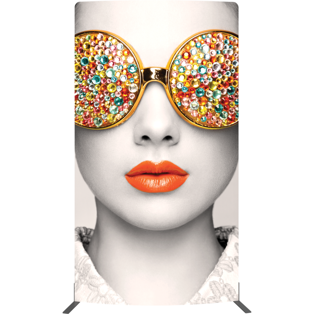 Vector Frame Curved 02 Fabric Banner Display