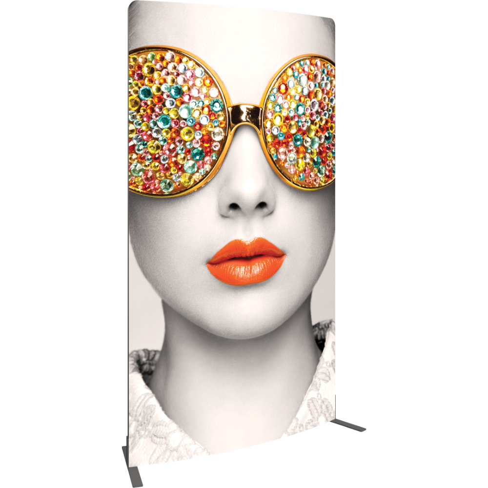 Vector Frame Curved 02 Fabric Banner Display