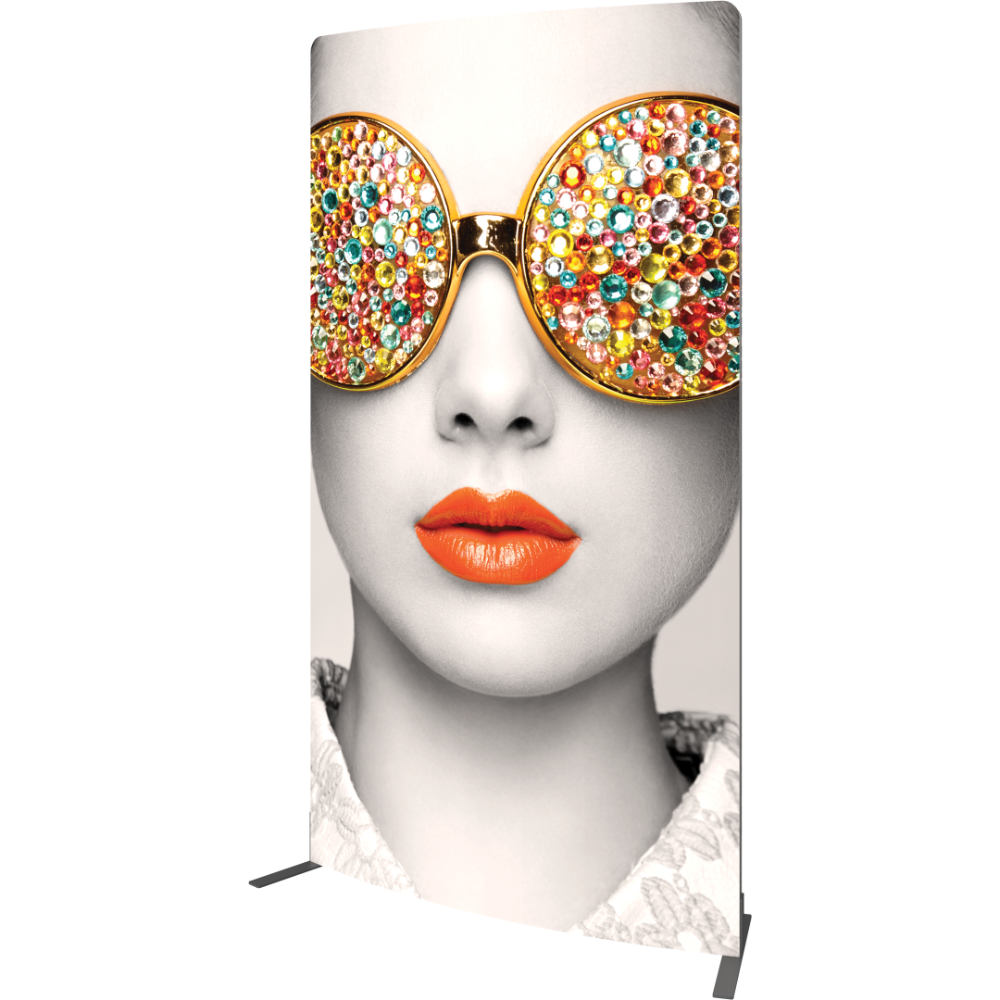 Vector Frame Curved 02 Fabric Banner Display