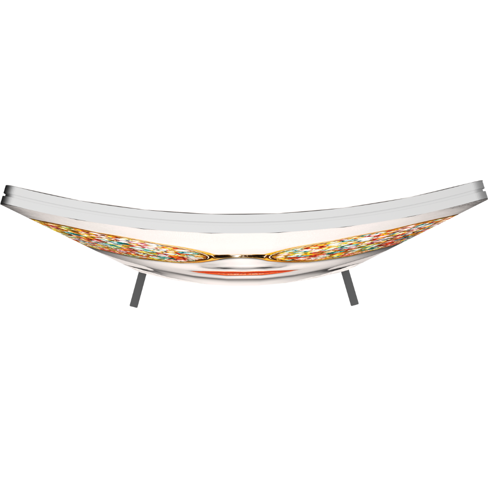 Vector Frame Curved 02 Fabric Banner Display