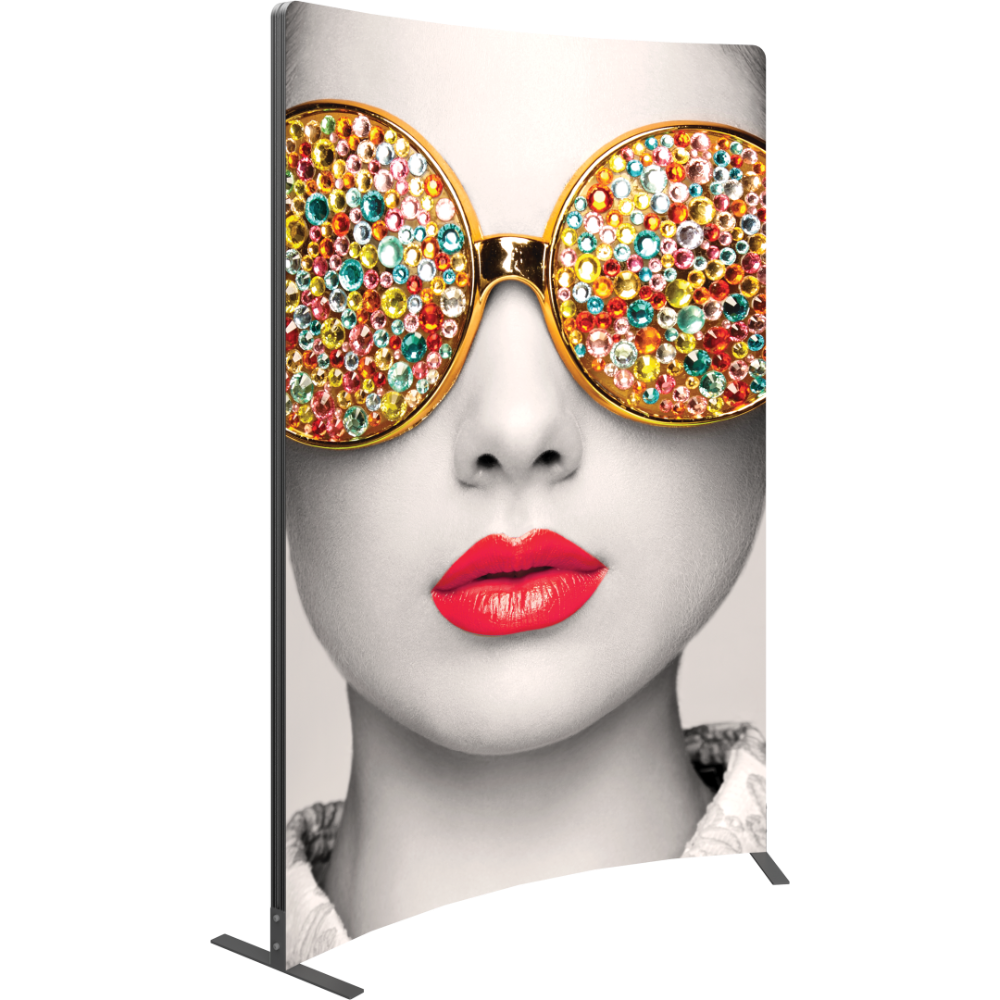 Vector Frame Curved 03 Fabric Banner Display